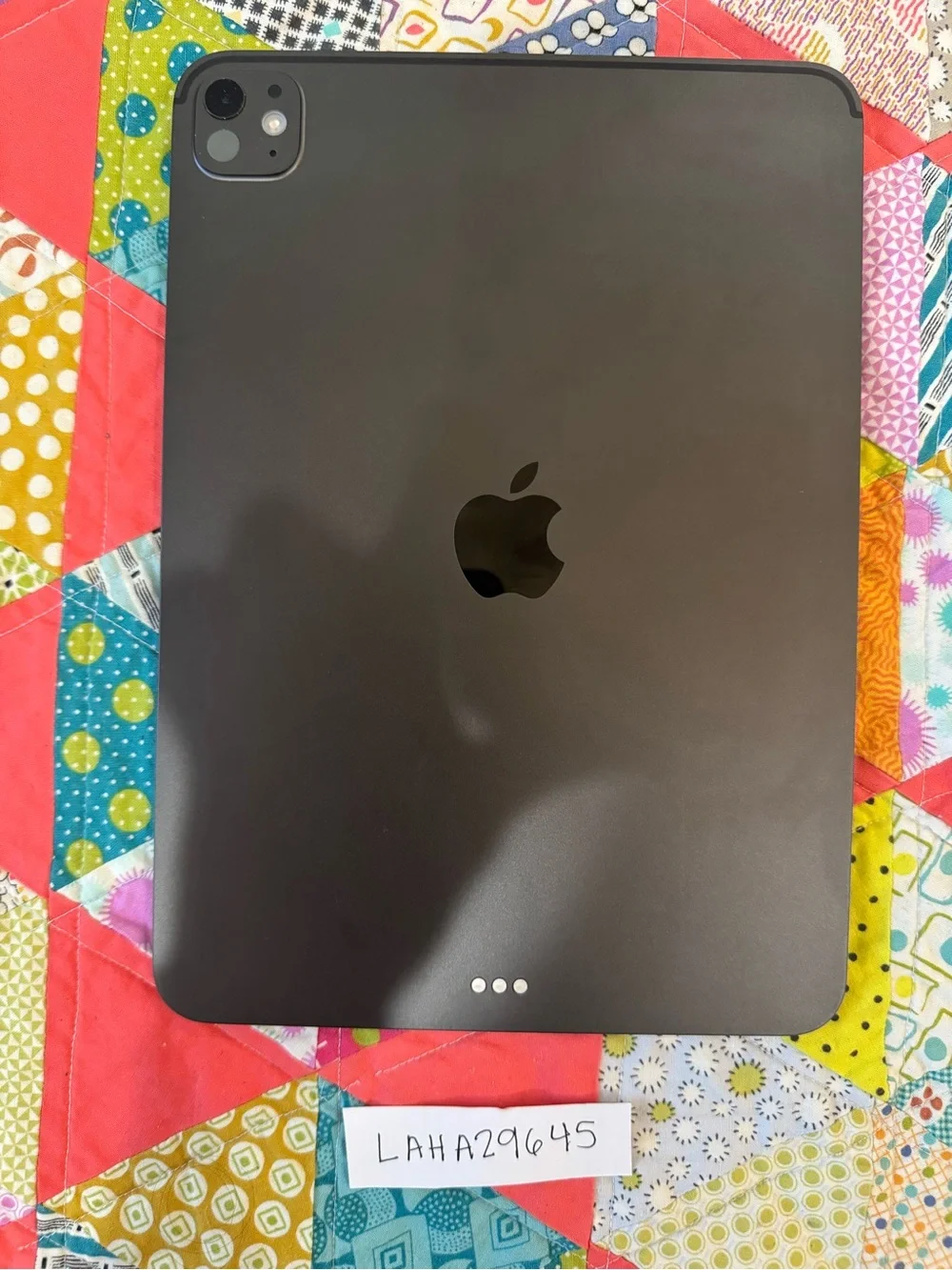 Apple iPad Pro 2025 Black Tablet with Reflective Touchscreen